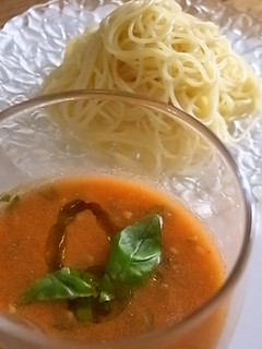 ガスパチョ仕立てのつけカッペリーニ-レシピのメイン写真