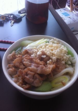 大盛り肉うどん-レシピのメイン写真