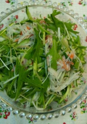 水菜のサッパリサラダ-レシピのメイン写真