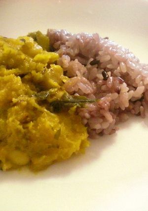 モロヘイヤと大豆の南瓜カレー-レシピのメイン写真