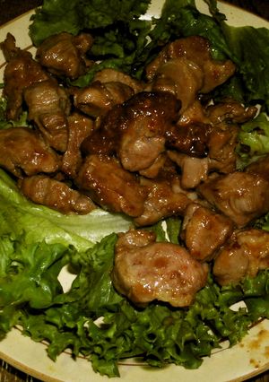 美味しいよ！豚かしら（こめかみ）肉！-レシピのメイン写真
