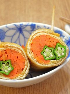 油揚げの野菜巻き甘辛煮-レシピのメイン写真