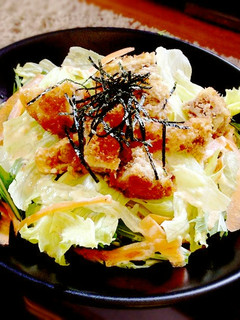 メンチサラダ丼-レシピのメイン写真