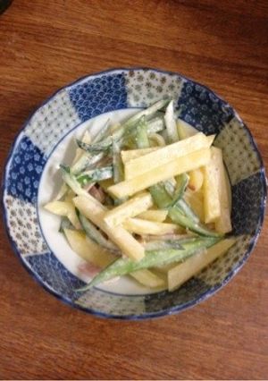 じゃがいもときゅうりと焼豚のサラダ-レシピのメイン写真