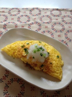 納豆オムレツ-レシピのメイン写真