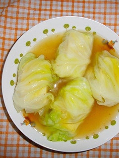 高野豆腐のキャベツ巻き-レシピのメイン写真