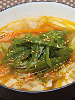 ピーマンの韓国風スープ-レシピのメイン写真