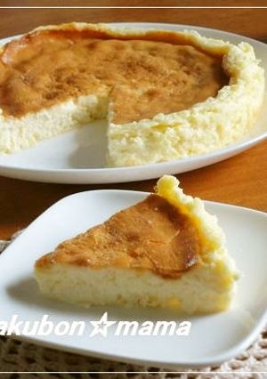 誰でも簡単(^^)ベイクドチーズケーキ♪-レシピのメイン写真