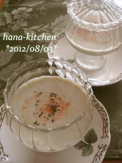 枝豆とジャガイモの冷たいスープ-レシピのメイン写真