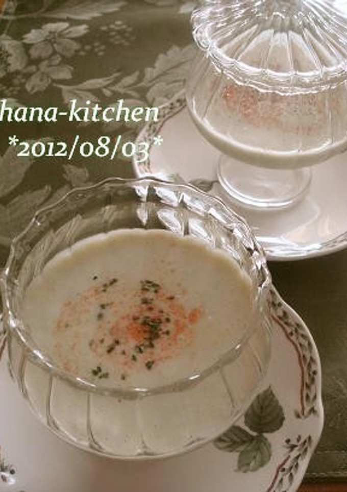 枝豆とジャガイモの冷たいスープ-レシピのメイン写真