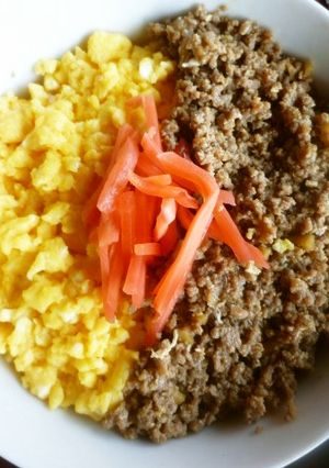 火を使わない・そぼろ丼-レシピのメイン写真