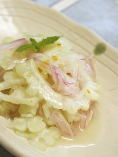 白いゴーヤのサラダ-レシピのメイン写真