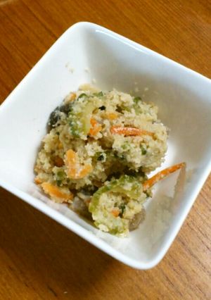 *ゴーヤとおからの炒り煮*-レシピのメイン写真