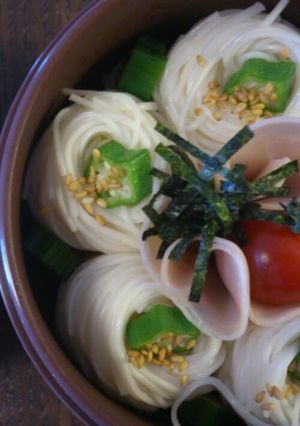 夏はやっぱり素麺お弁当♪-レシピのメイン写真
