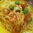 シーチキンとオクラの冷製パスタサラダ