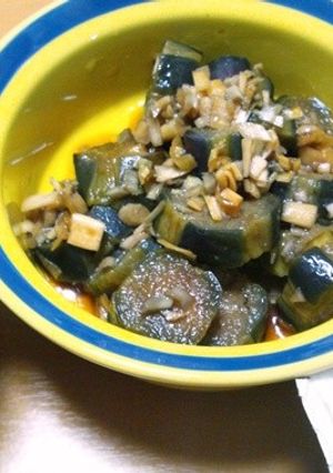 常備菜に!揚げ茄子の薬味酢漬け-レシピのメイン写真
