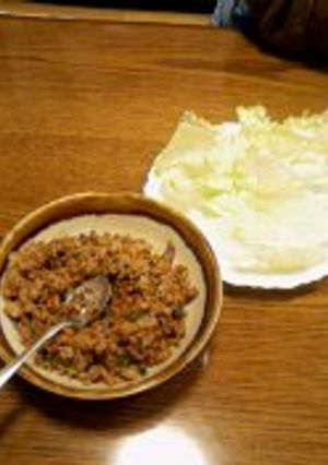 たっぷり野菜とひき肉のレタス包み★-レシピのメイン写真