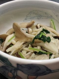 きのこと三つ葉のおひたし-レシピのメイン写真