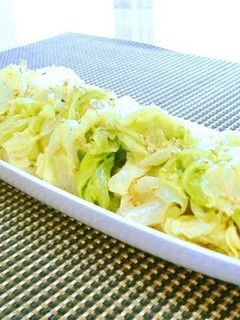 簡単☆キャベツのポンマヨ胡麻和え♪-レシピのメイン写真