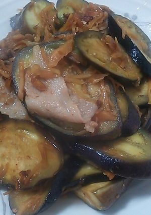 茄子と豚肉の生姜炒め-レシピのメイン写真