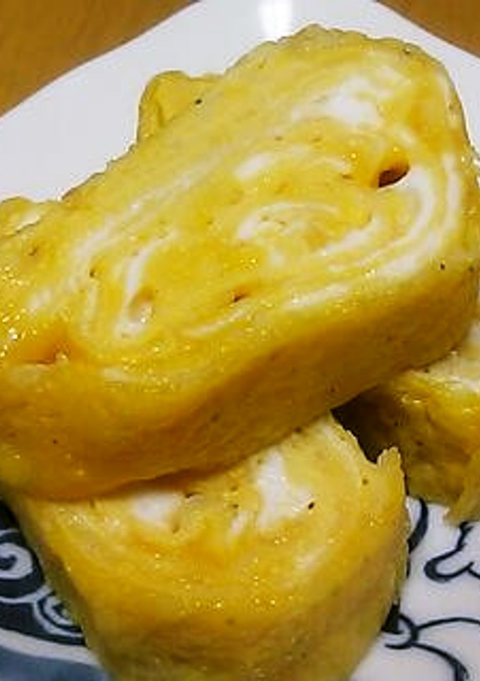 ちょっと和風に☆しらす入り卵焼き-レシピのメイン写真