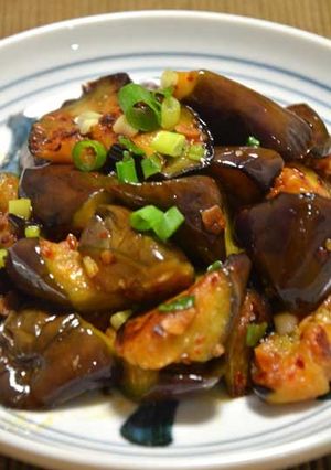 ナスの食べるラー油炒め-レシピのメイン写真