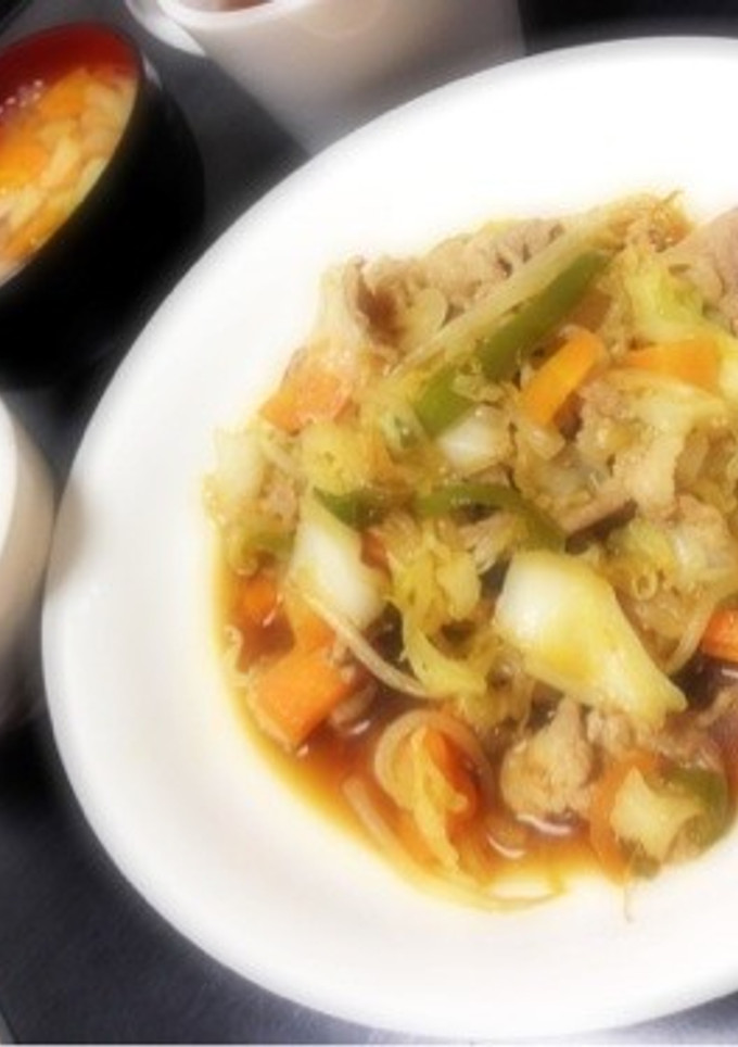 焼肉のタレで！簡単うまうま野菜炒め♪-レシピのメイン写真