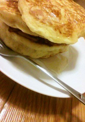 もちっ!ふわっ!お豆腐でホットケーキ-レシピのメイン写真