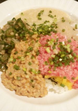 ねばねば丼-レシピのメイン写真