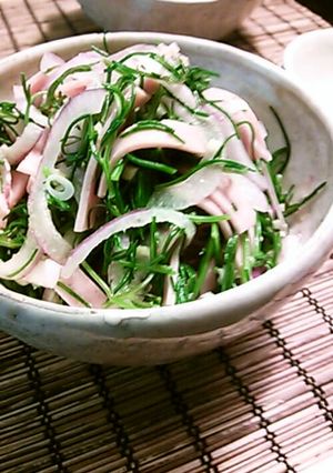 おかひじき※ポン酢で中華サラダ※-レシピのメイン写真