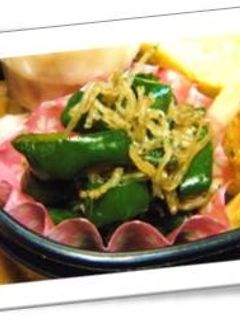 お弁当に✿簡単ピーマンとじゃこの甘辛煮-レシピのメイン写真