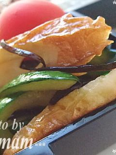 お弁当に☆胡瓜&竹輪の塩昆布★炒め-レシピのメイン写真