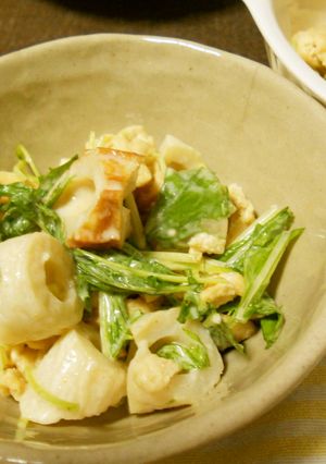 クリチでコクうま！水菜のからし和え＊-レシピのメイン写真