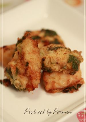 三つ葉入り♪塩麴チキンから揚げ-レシピのメイン写真
