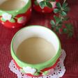 *抹茶入り玄米茶プリン*