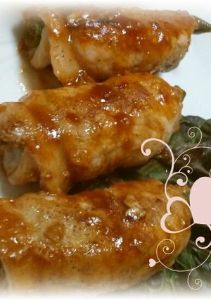 ◎人参とインゲンの肉巻き◎ケチャップ味-レシピのメイン写真