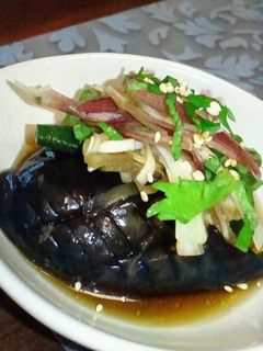 茄子の揚げ浸し(うちの冷やし茄子)-レシピのメイン写真