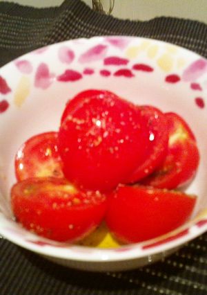 簡単✧シンプル1番なトマトの食べ方!!-レシピのメイン写真