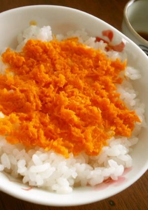 ご飯に乗せて♫バター風味✿おろしにんじん-レシピのメイン写真