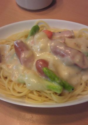 残りシチューdeめちゃ旨クリームパスタ-レシピのメイン写真