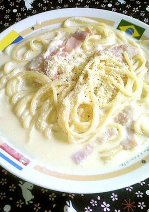 簡単 牛乳でカルボナーラ-レシピのメイン写真