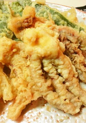 お蕎麦に＊いかのゲソ天＊-レシピのメイン写真