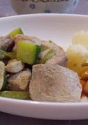 まぐろと山くらげの炒め物-レシピのメイン写真