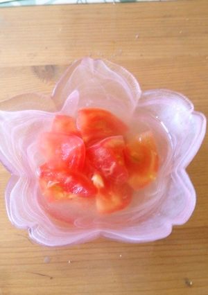 夏おやつ♥トマトのシュワシュワマリネ-レシピのメイン写真