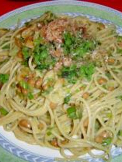納豆ニンニクスパゲティ-レシピのメイン写真