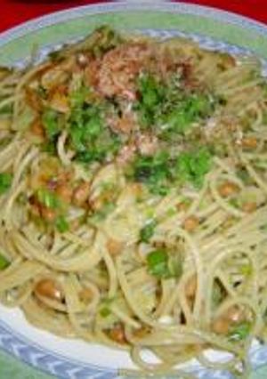 納豆ニンニクスパゲティ-レシピのメイン写真
