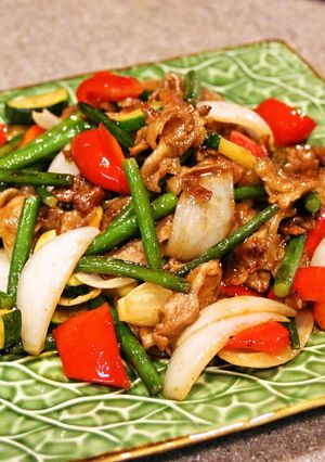 簡単うまぁ♪豚肉と野菜のピリ辛味噌炒め♪-レシピのメイン写真
