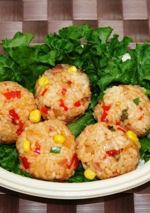 ケチャップライスのチーズボール-レシピのメイン写真