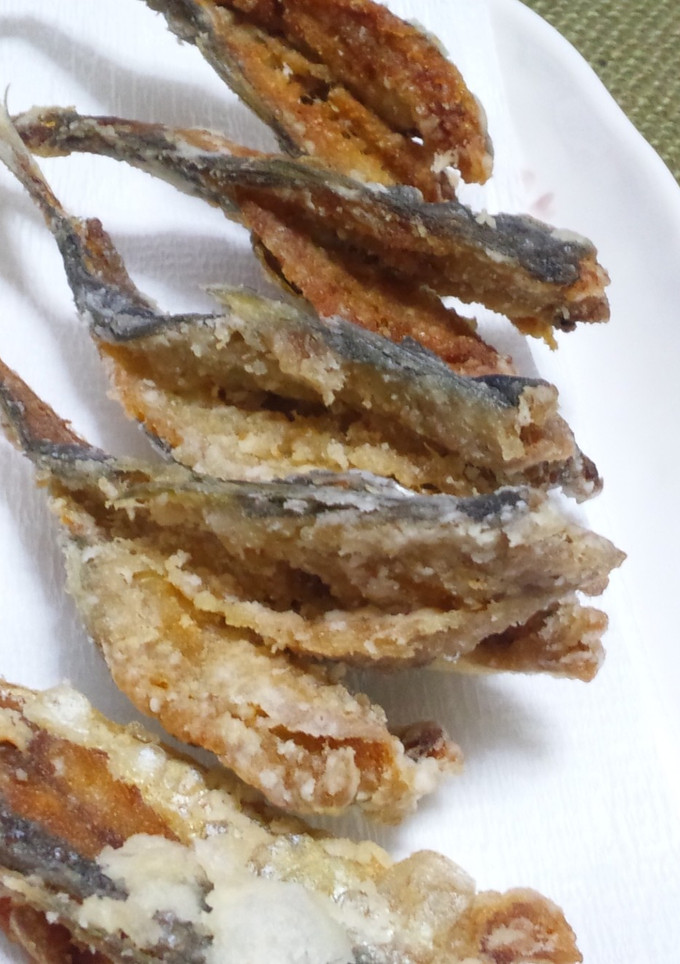 骨ごとサクサク♪豆あじの唐揚げ-レシピのメイン写真