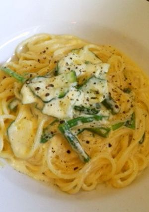 本格的★ズッキーニのクリームパスタ-レシピのメイン写真